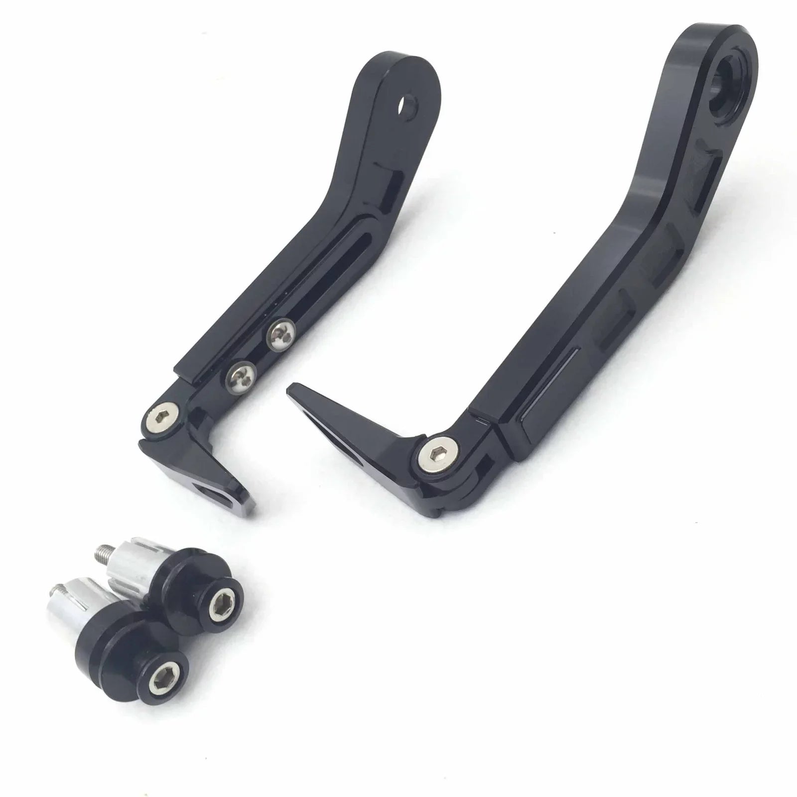 For CNC Protect Suzuki Guard SXR Black (22mm) GSXR ZX Pro Ninja ZZR Adjustable Levers GSX Length Angle Proguard Protector Kawasaki Hayabusa KTM 7/8" RM DR Motorcycle HTT-MOTOR Brake Clutch