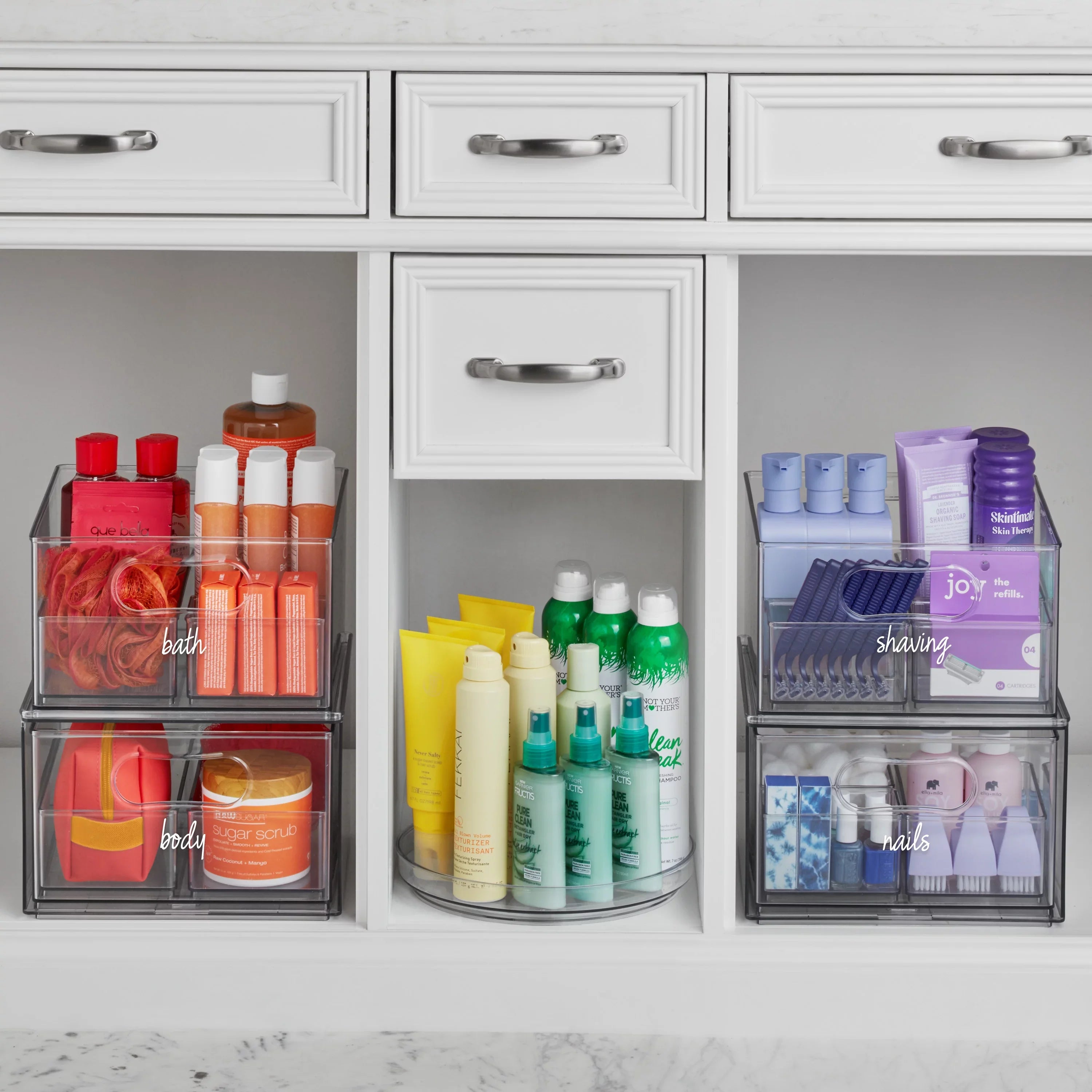 Piece 17 Edit, Home System Clear Bath Plastic Storage Edit Modular The