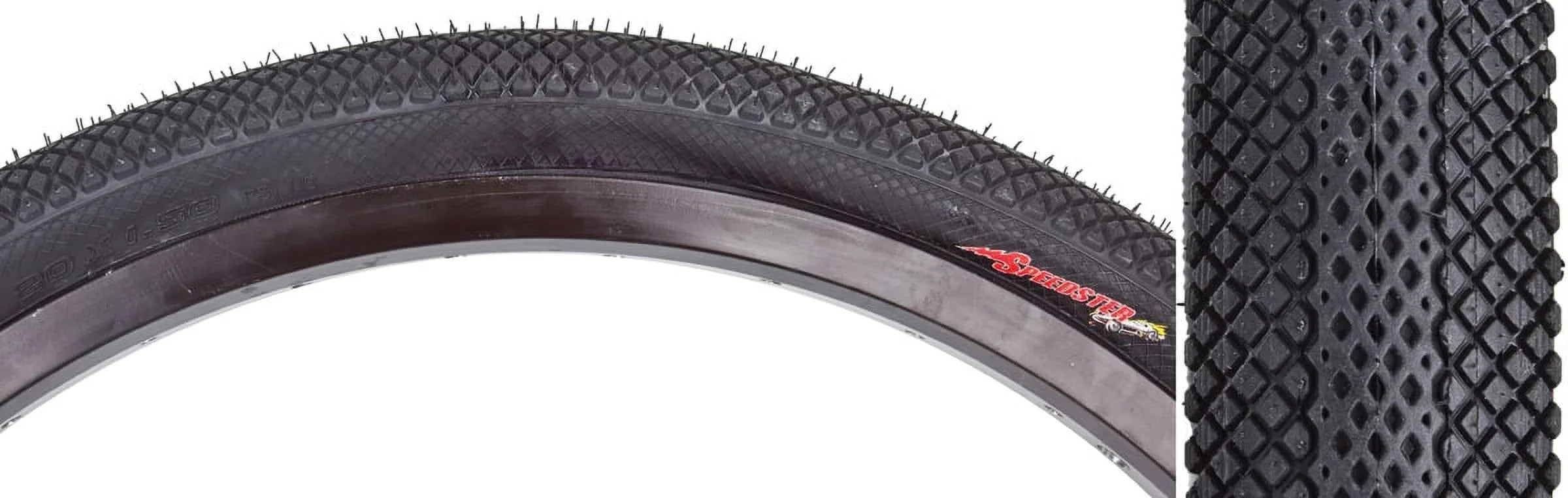 Folding Bead Speedster BMX Co. 1.50" Vee x Tire Tire: 20" Black