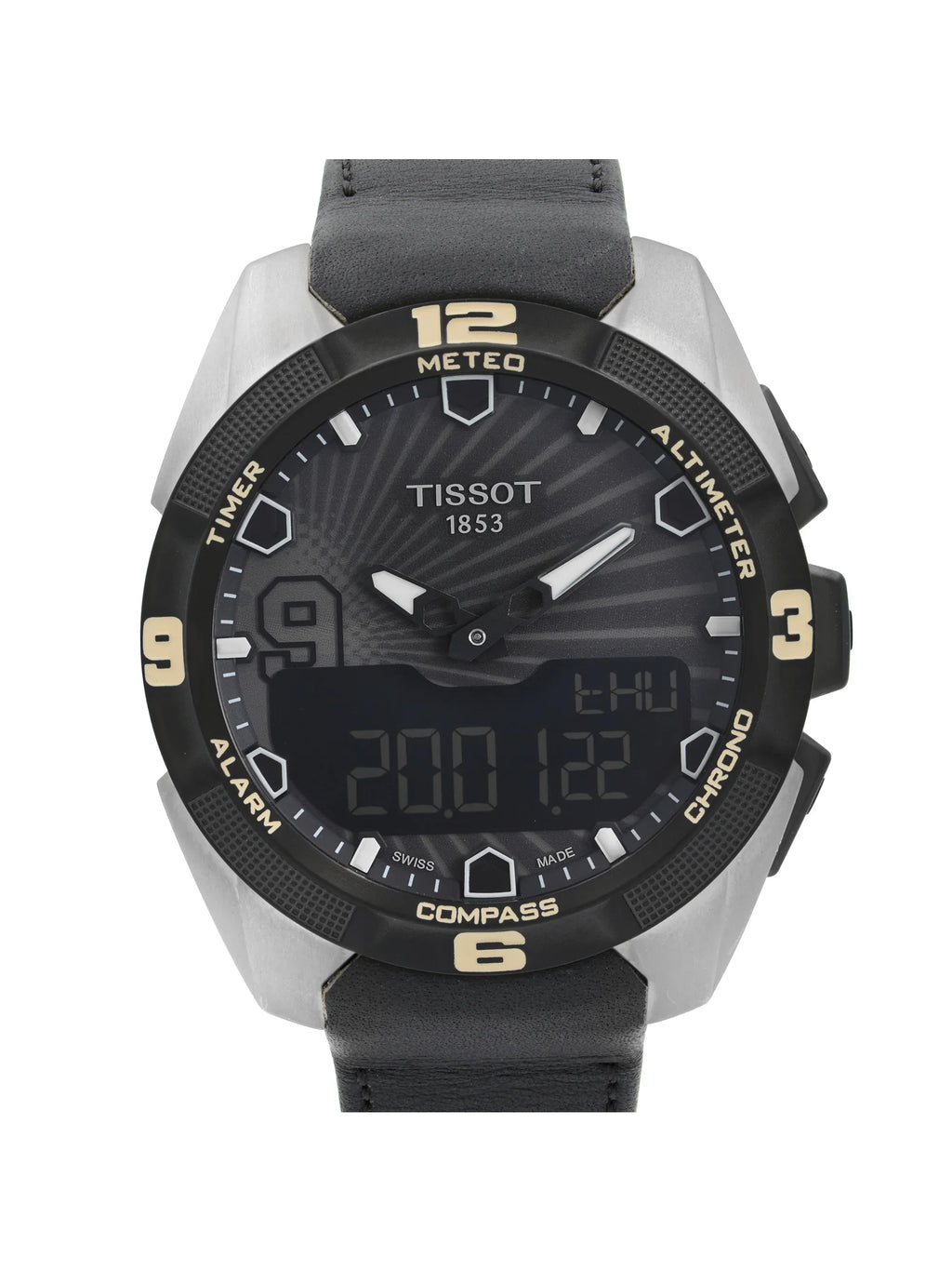 Men Tissot T-Touch Dial Parker Black T091.420.46.061.00 Watch Tony Expert Solar