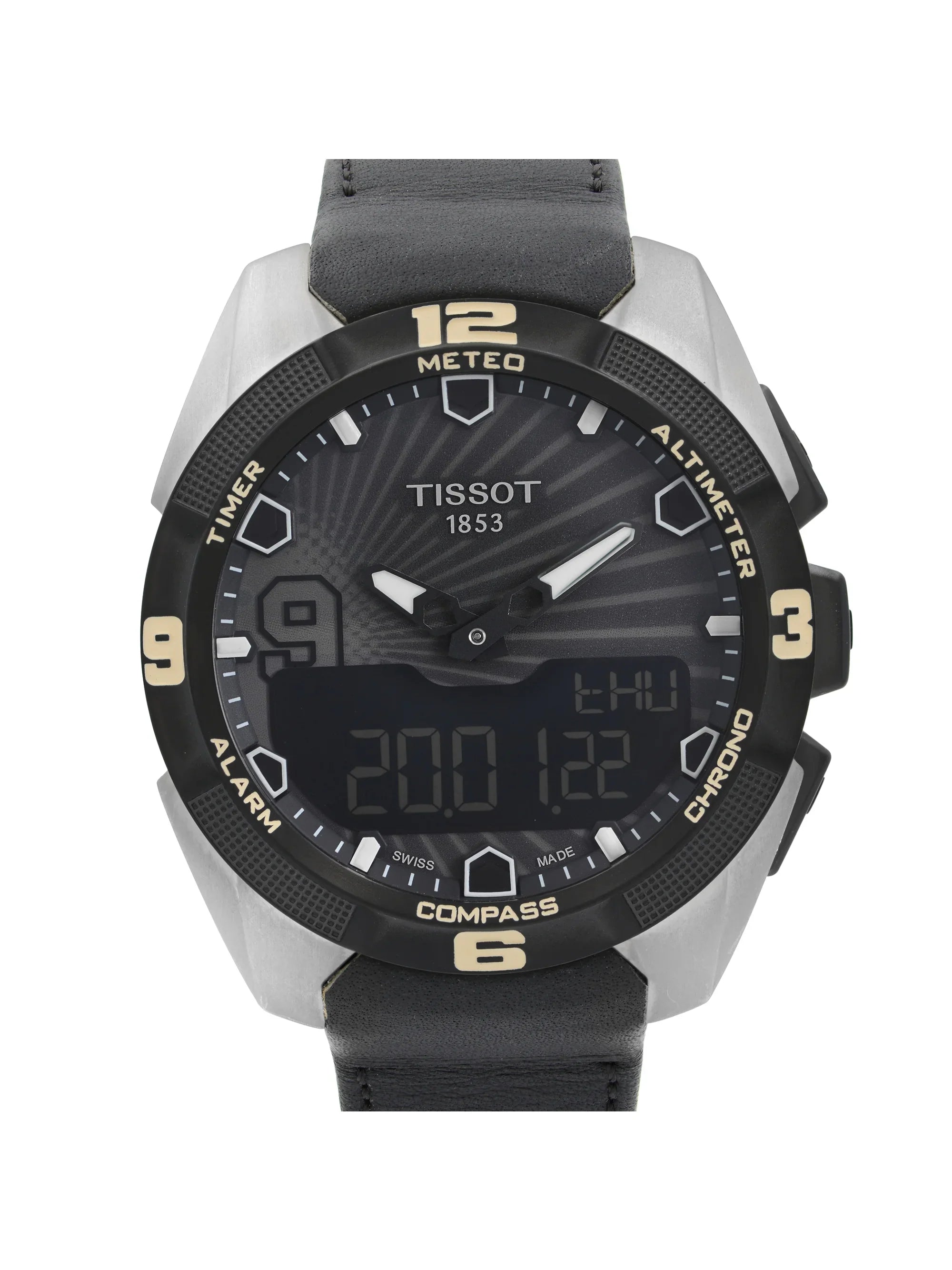 Men Tissot T-Touch Dial Parker Black T091.420.46.061.00 Watch Tony Expert Solar