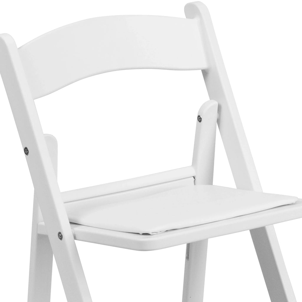 Seat Padded Furniture Resin White Flash Pack with HERCULES White 11 Vinyl Chair Kids Folding