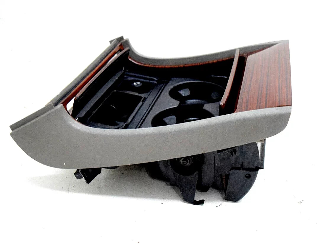 Woodgrain 06 Holder + Center With 03 Compatible Escalade Cup Console 05 Gray 04 Cadillac