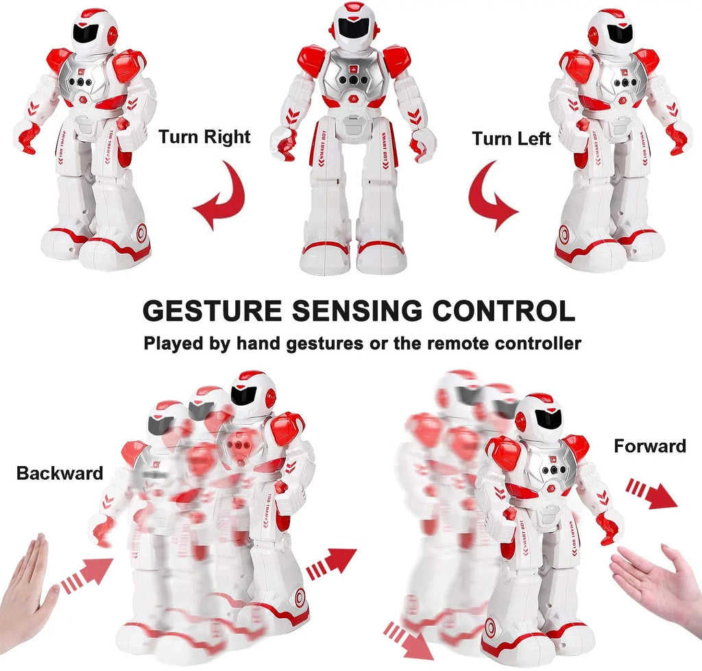 Walking Sensing and for Singing Robot Gesture Smart - Kids Robots Red Girls Boys RC Dancing for
