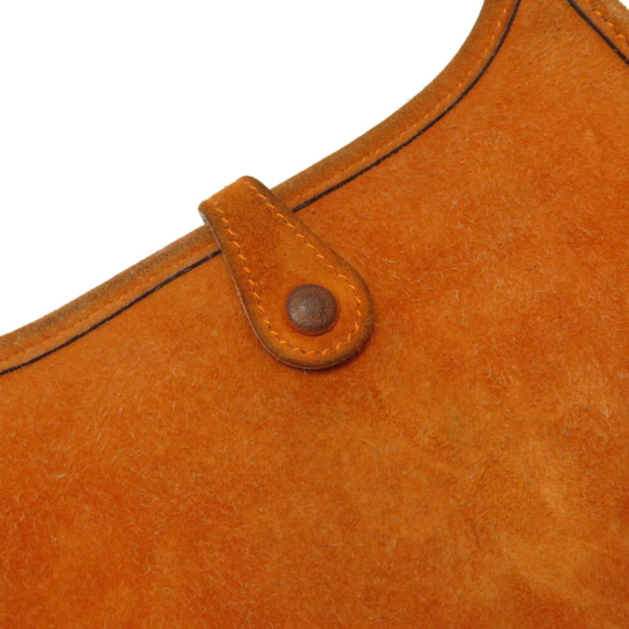 □ TPM 0069HERMES Shoulder Bag H Dobris Evelyn Pre-Owned Hermes (Fair) Engraved Orange
