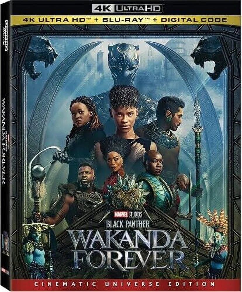 Panther: UHD [New Blu-Ray, With Mastering Forever Wakanda Blu-ray] 4K Black 4K