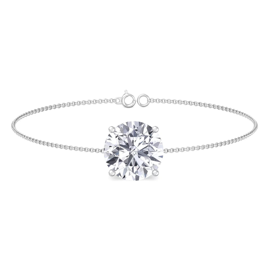 Round Bracelet Classic Diamond - Solitaire Cinder