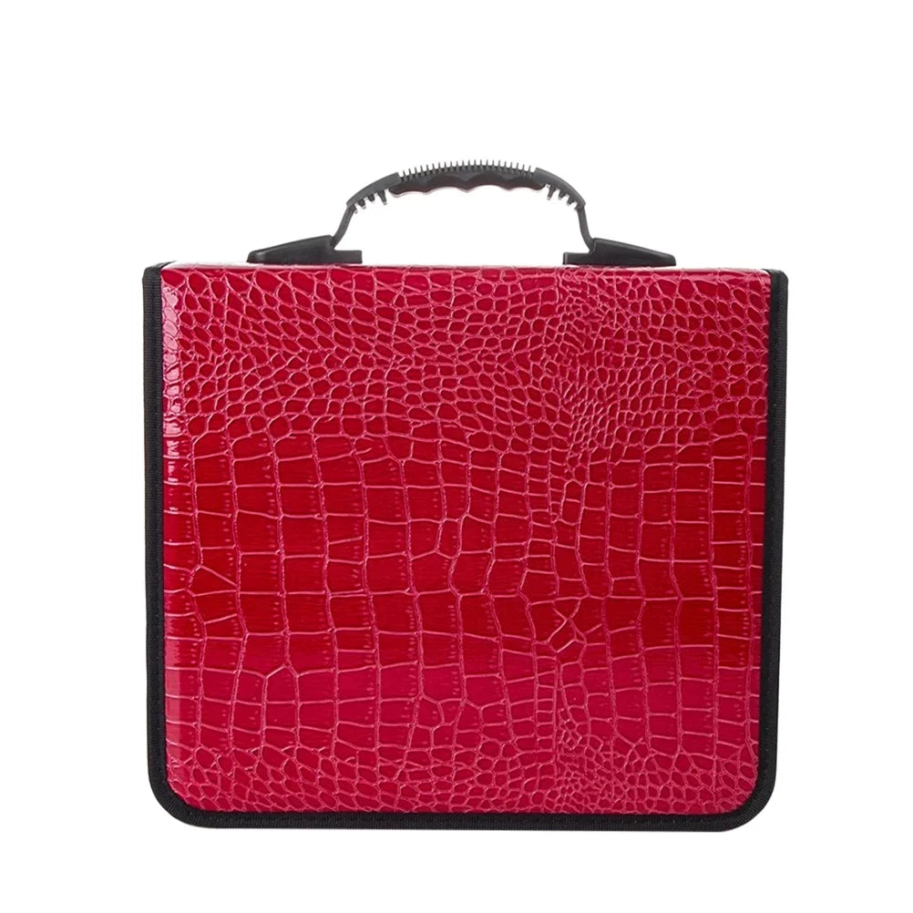 Storage 400 Wallet Binder Carrying Large NUOLUX Portable Holder Pack Organizer Cases Cd 100 Disc Case