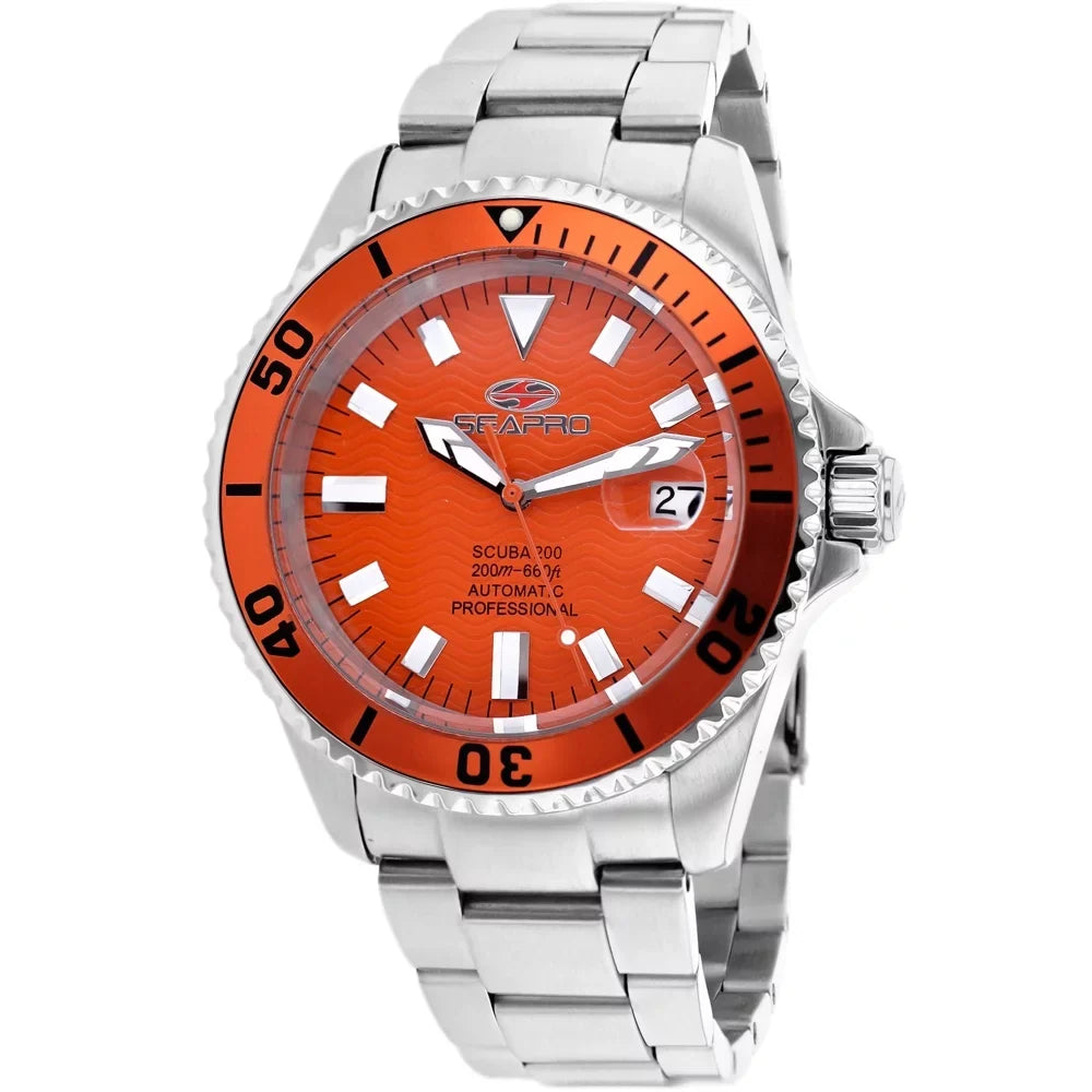Scuba SP4315 Seapro 200 dial watch Men's - Orange