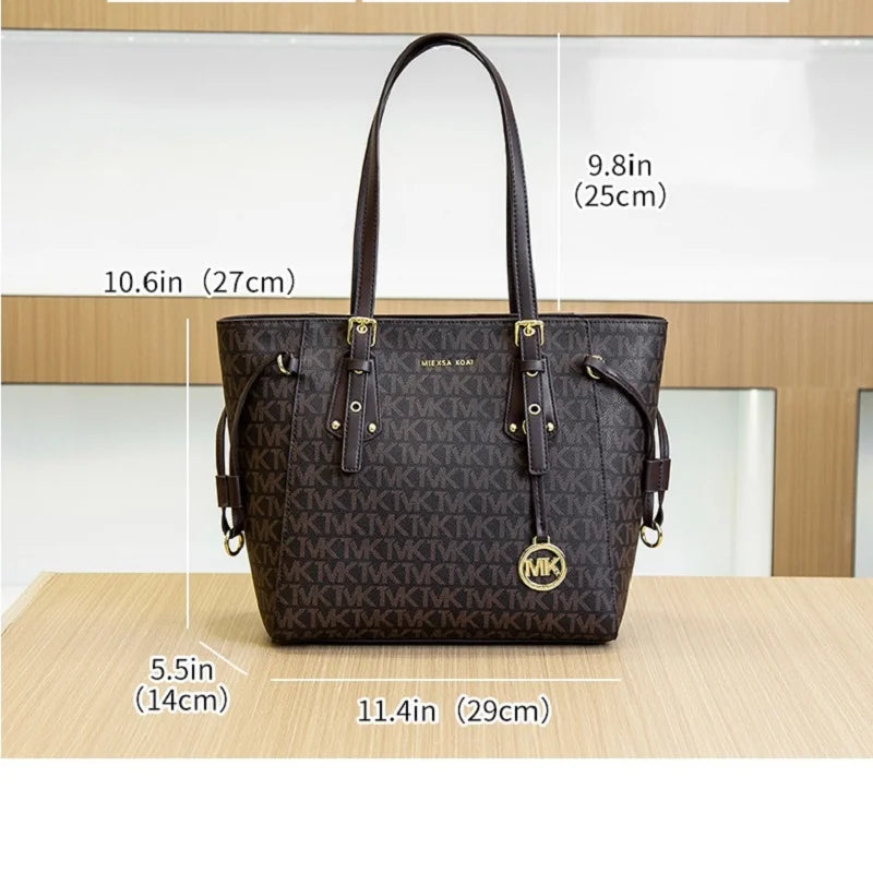 Bag Coffee Sense Commuter Women's Capacity Bag Shoulder Large Premium MK Tote Classic New