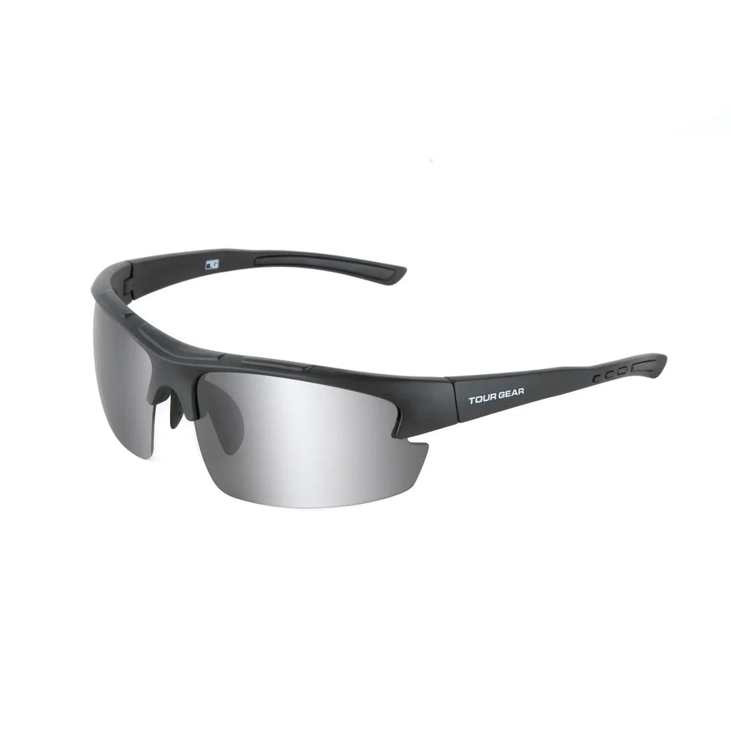 '- Running for Golf Semi-Rimless Cycling Matte Sports Men Women Baseball Sunglasses Tour Gear Men's Glasses Fishing Driving Black