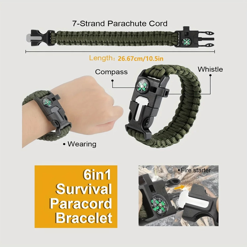 Fishing Equipment Gift, Birthday exterior Dad For Kits, 1 Husband Men Gift In Hunting Father's Survival 20 Camping, Survival For Emergency