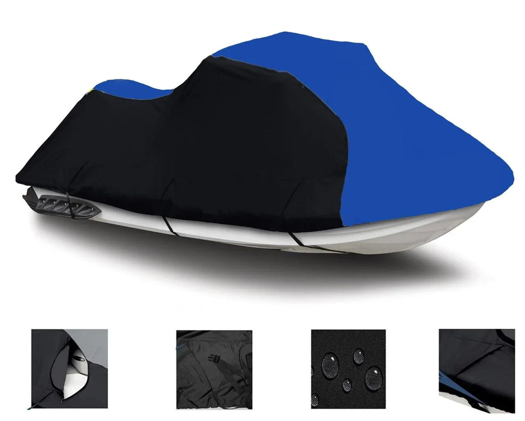 2005 PWC 2003 2004 2 JH1200 2002 2001 Compatible 1998 BLACK Seater BLUE 99 JET / Kawasaki / HEAVY-DUTY, Cover 150 for Ultra 600D 2000 SKI