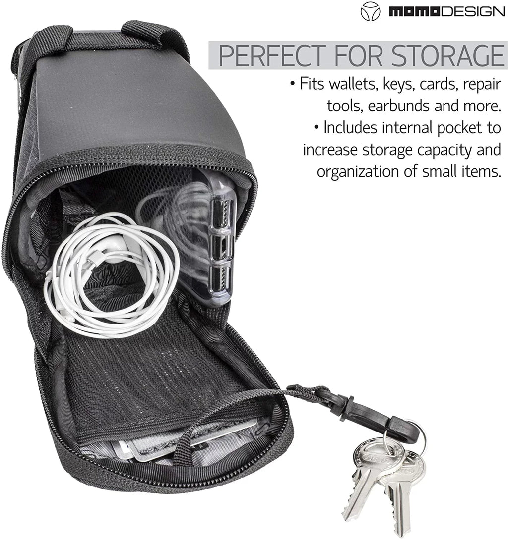 for Perfect Storage climate L 1.2 MOMODESIGN of Tail Saddle Led Bag & Light Capacity Design Reflective Safe Bike