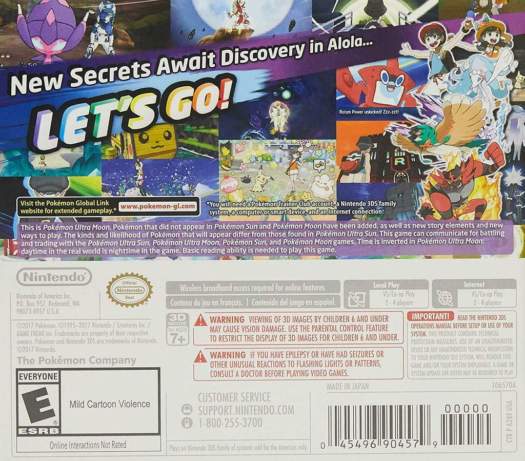 '- Moon Pokémon Edition) Ultra 3DS (World
