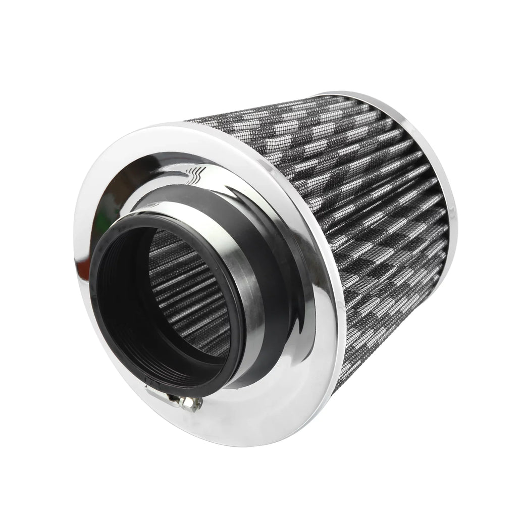 Cold Air on Air Filter Washable Pattern Carbon Cone Intake Ring Dry Fiber 2.7" 1pcs Replacement Reducer Inlet Clamp 70mm