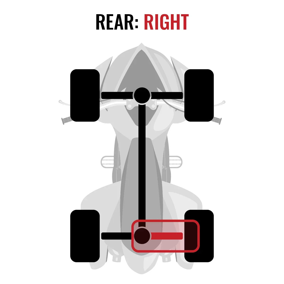 with 1000 LTD MAX 4X4 - compatible Can-Am EFI Sixity Outlander XT Axle 2015 Right Rear