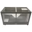 Grey ECOFLEX® Indoor Habitat-Nantucket Avenue Jumbo Hutch Rabbit Park