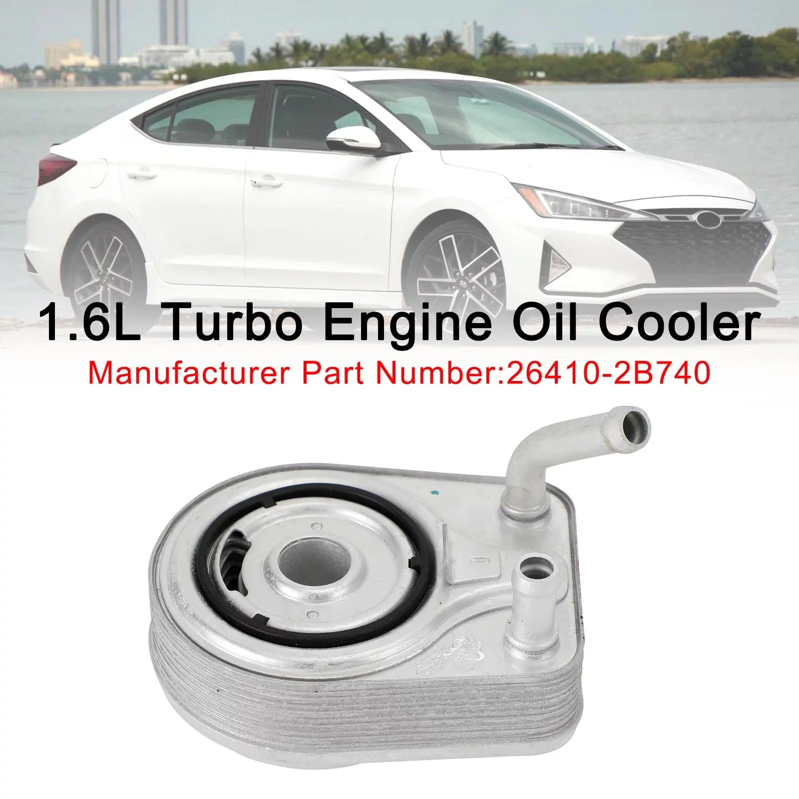 Engine Oil Tucson 13-20 26410-2B740 Sonata Motor 1.6L Cooler Veloster Kona Genic For Elantra