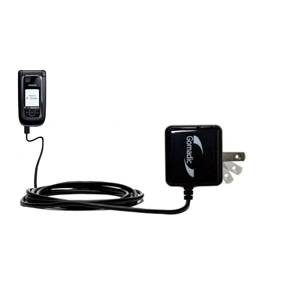 plug foldable Compact a with - Wall Charger High Nokia Home for power 6265i suitable - AC 6282 design Intelligent 6263 the output Gomadic convenient,