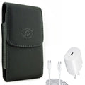 10 Home Case Clip Charger Pro, Leather PD for Fast Max Belt 6ft Axon 25W Holster USB-C Type-C 2S w ZTE Cable Blade
