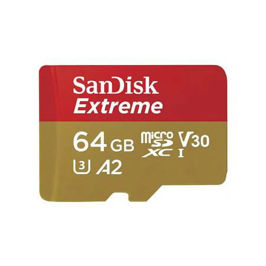 Card, Froggi Accessories 4K Memory with microSD Kit Sport 64GB Dual-Screen 2 HD Combo 40-pc Action Extreme Camera Bundle Ultra