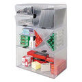 4 Organizer, Cube x 6, x 4 Plastic, Each deflecto | Order 6 Compartments, 1 7.2 Clear Drawers, Stackable of