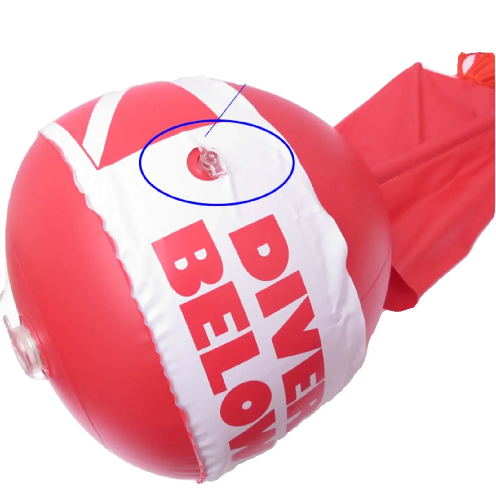 AMLESO Surface Dive Float Fishing Buoy Inflatable Visibility , Diving, ing, Flag Float Floater Flag for Dive High