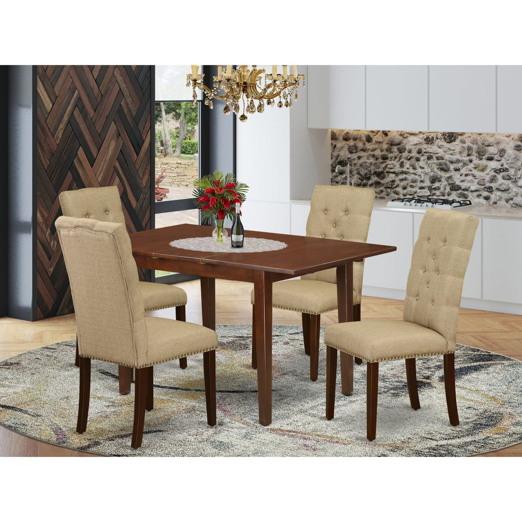 East Room Set Mahogany, Furniture PSEL5-MAH-16 Dining West