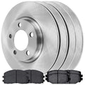Front Country Grand 2013-2015 Dodge VW Replacement 2012 Chrysler 2012-2020 AWD AutoShack 2012-2016 Brake Ram C/V Rear Town Journey 3.6L Ceramic Caravan 2.4L Routan & FWD Pads V6 Rotors Kit and and for