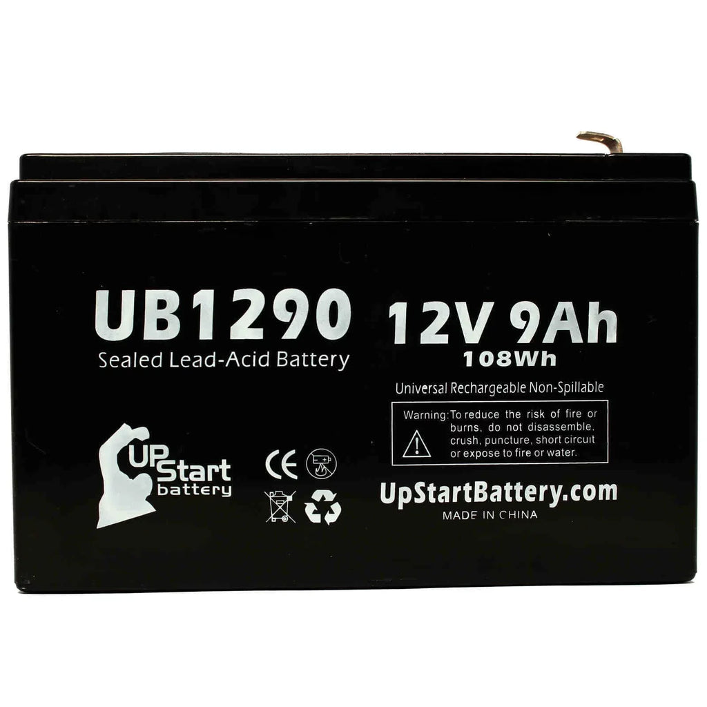 F1 8 7640 Pack AGM, Acid to UB1290 Terminal, Includes - 9000mAh, Replacement Terminal Compatible Adapters MICROGAS SLA) Kontron Universal - - Battery Lead Battery Sealed F2 4x 9Ah, F1 (12V,