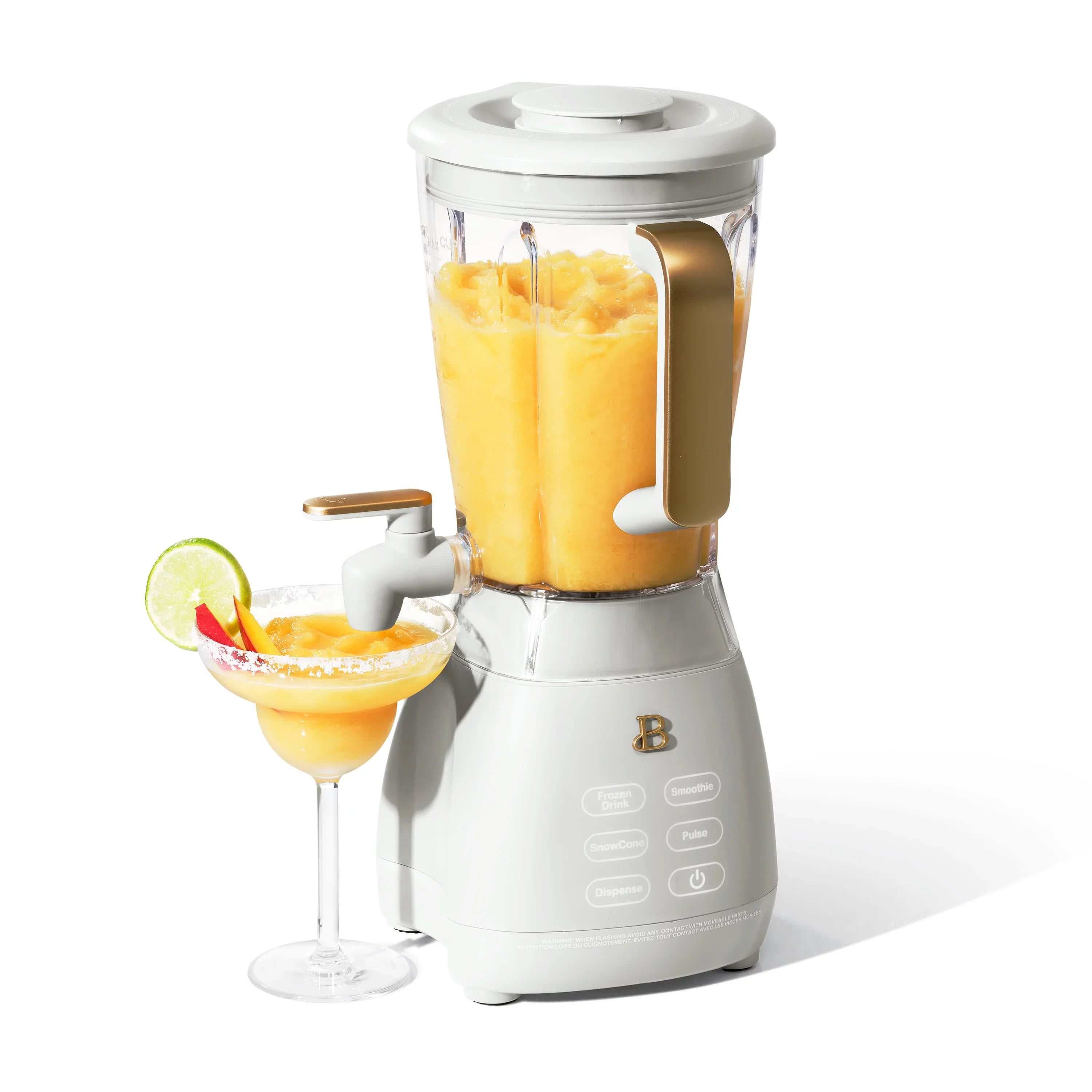 by White Barrymore 4-Speed Frozen oz Slush 60 Crush Beautiful Icing Drew Drink Maker,