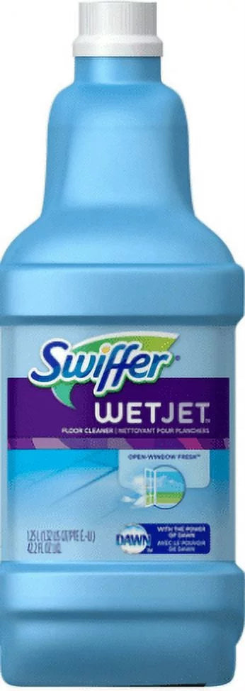 (Pack oz Swiffer Open 42.20 Cleaner, of Floor 3) Wet Jet Window Fresh