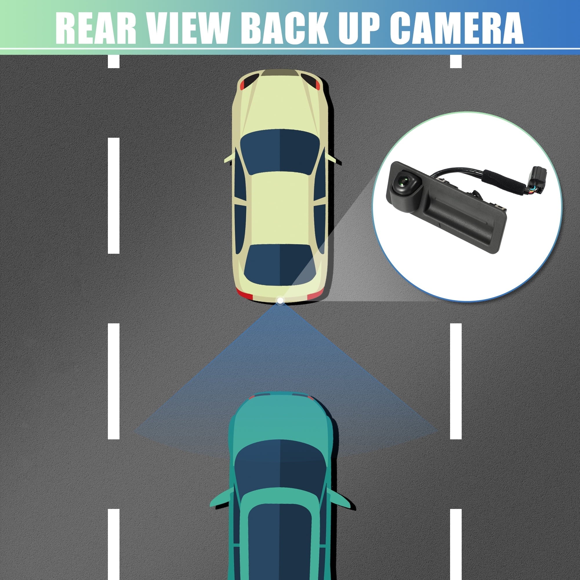 Unique Bargains Rear Park Camera Assist 95760B1100 View Reverse Camera Back Rear Up