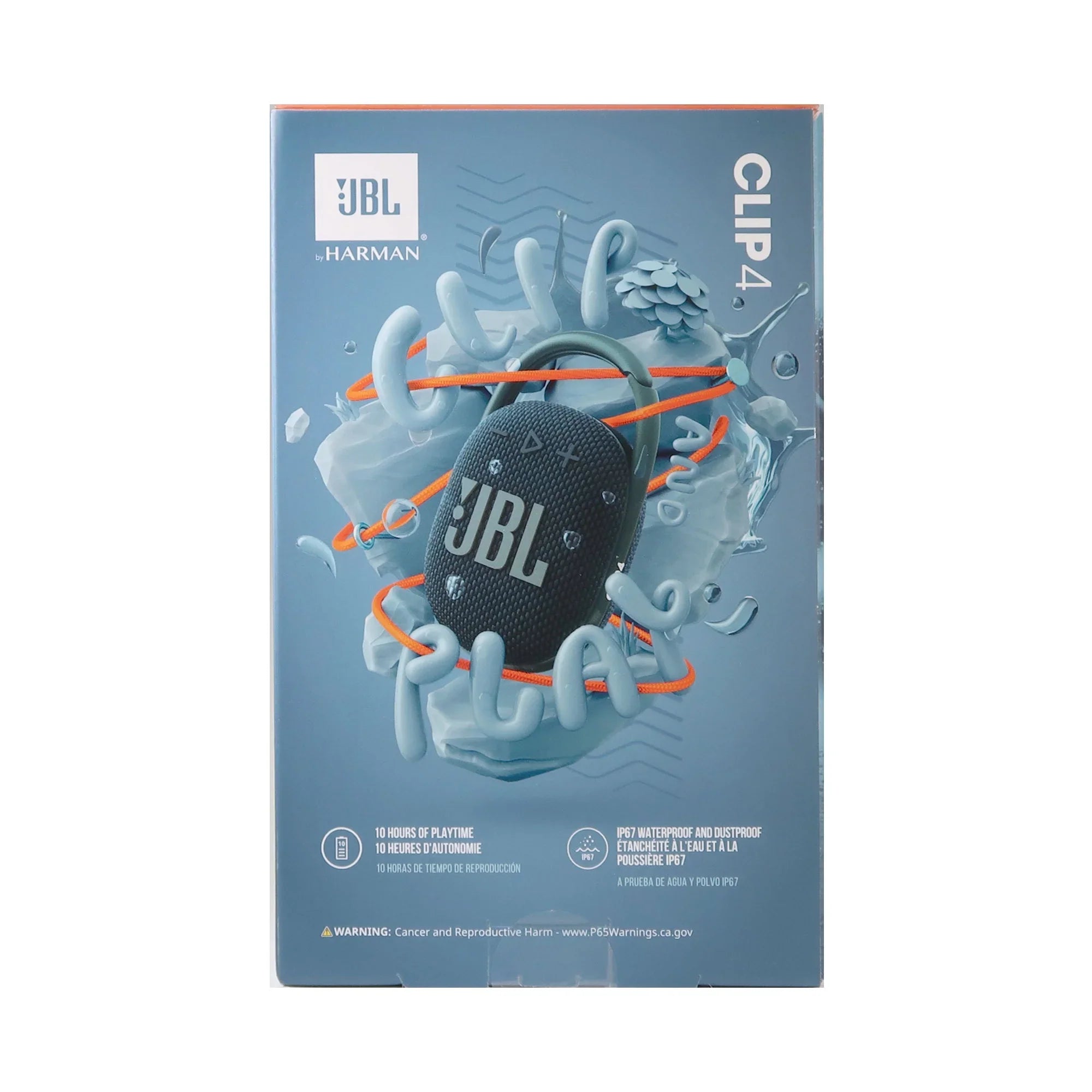Waterproof 4 JBL 2x Speaker Bluetooth Portable Clip (Blue)