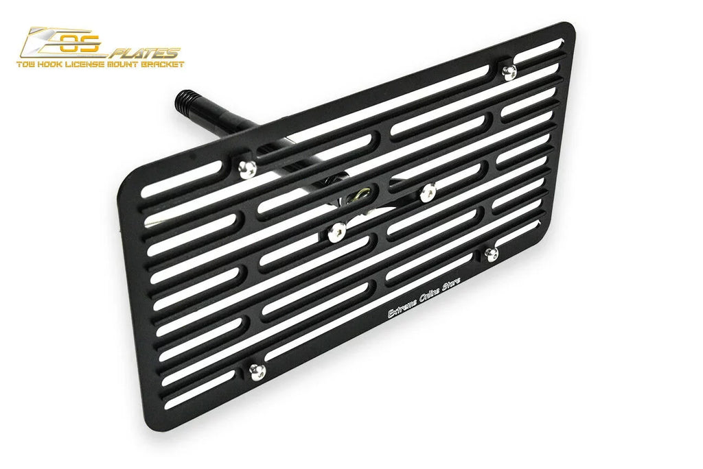 Version Hook Mini Plate for Plate | 2014-Present Tow License Online Cooper Store EOS Extreme Replacement Mount 2 Tow-119-V2 Bracket Front Bumper Relocator
