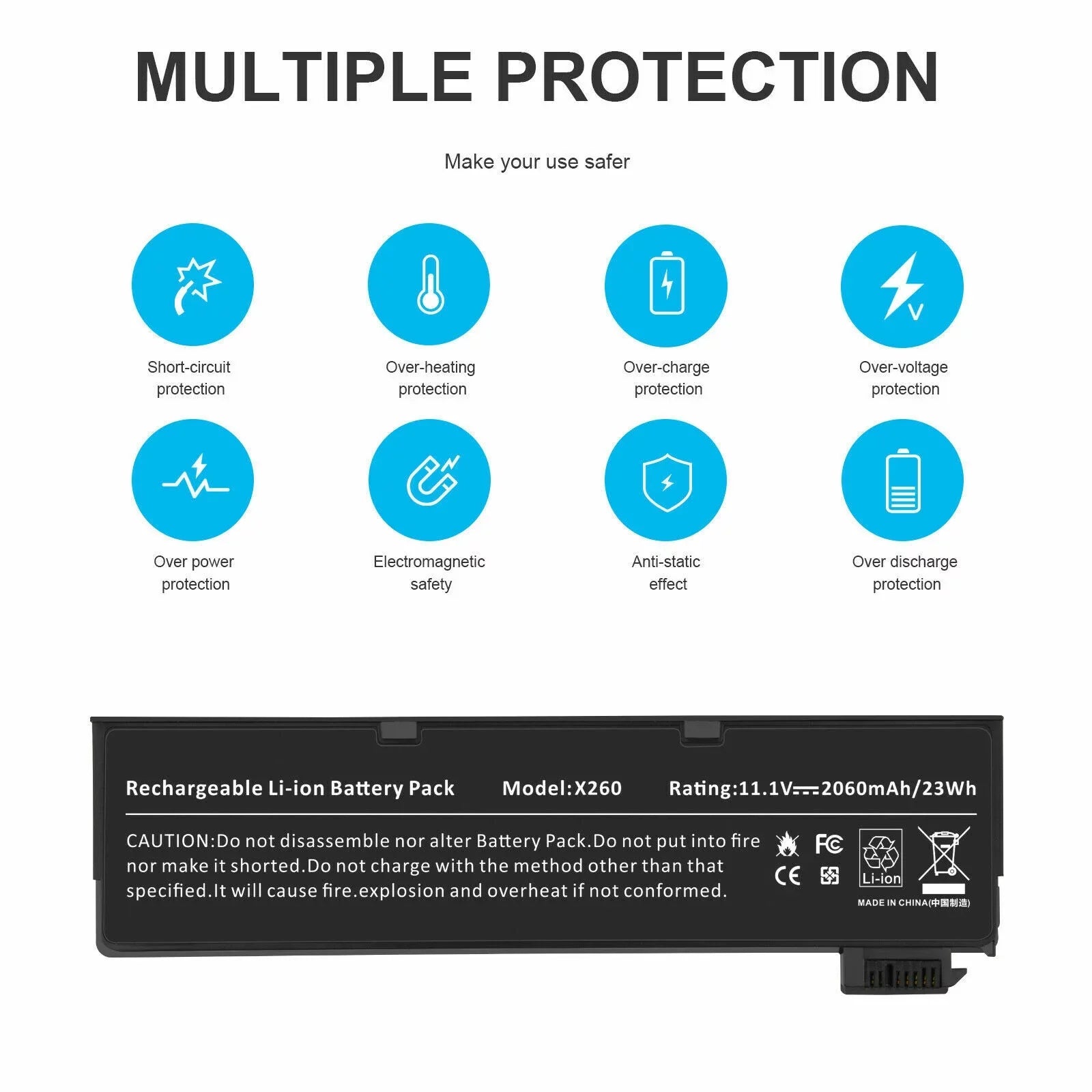 for 68+ X250 121500147 X240 T450s Battery X260 T440S / T440 121500146 ThinkPad