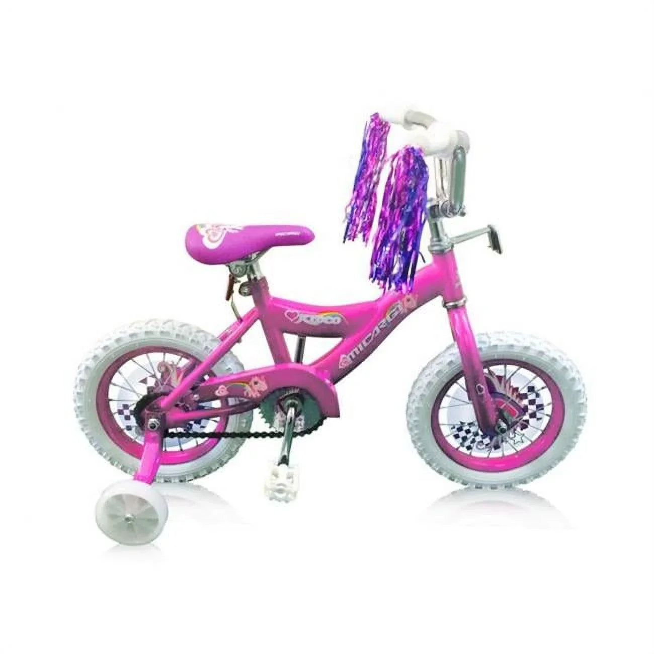 12 in Finish Pink Bicycle Micargi In.