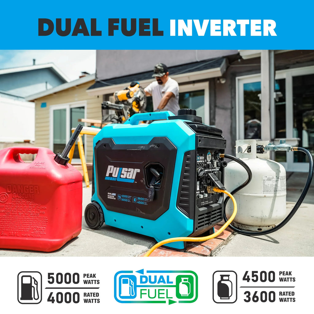 Fuel Ready and Sentry Dual RV CO Generator Start 5000-Watt with Pulsar Inverter Remote