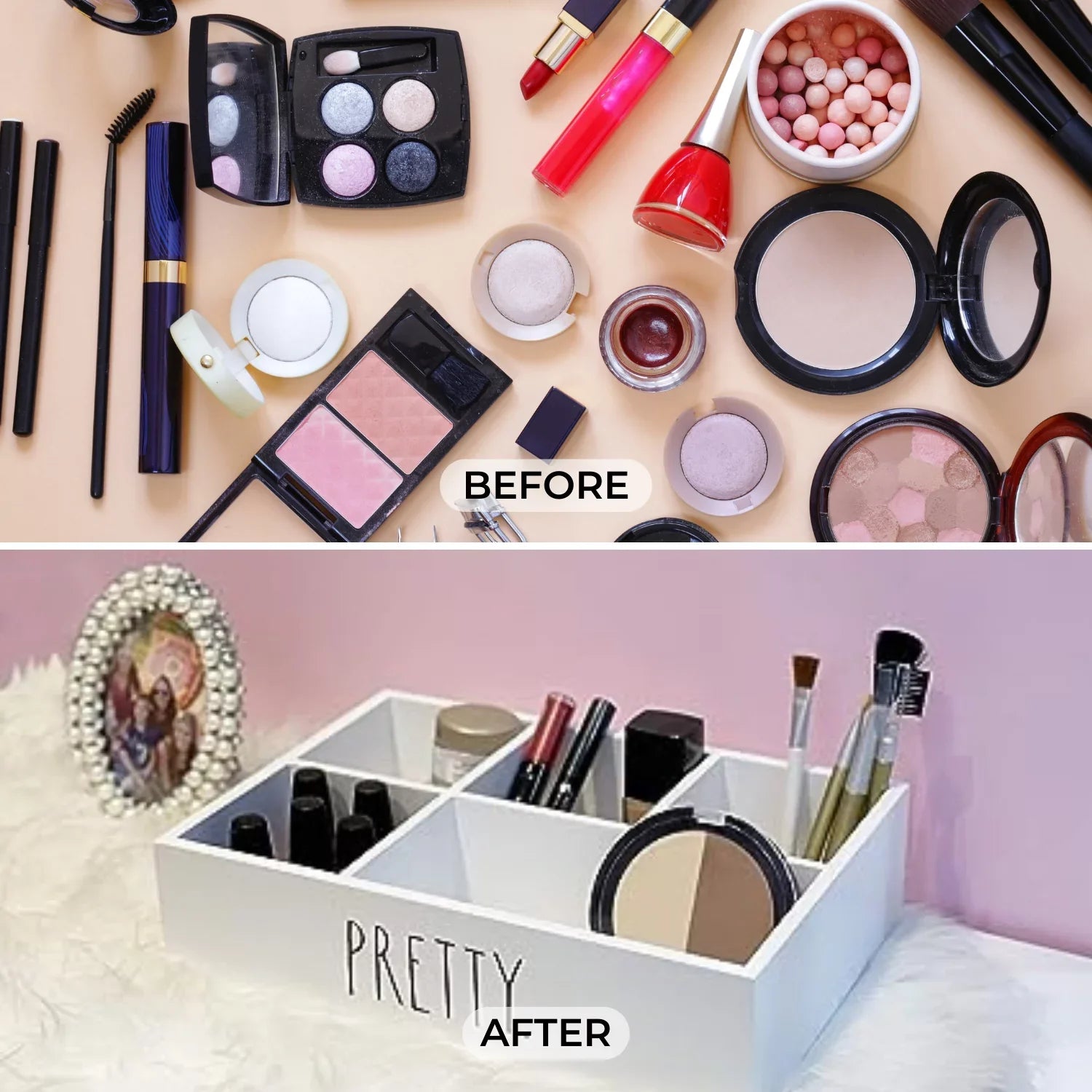 Inches 8.5 x 12 Makeup Modern x Rae Dunn Beauty 3 - Organizer Storage Chic