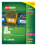 Permanent 3,000 1-3/4", Adhesive, x (61533) Labels ID Avery 2/3" TrueBlock Durable Labels, Technology,