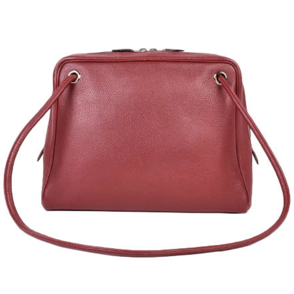 stamp (Good) Hermes Rouge □D Ash GM HERMES Togo Pre-Owned bag shoulder Tintin