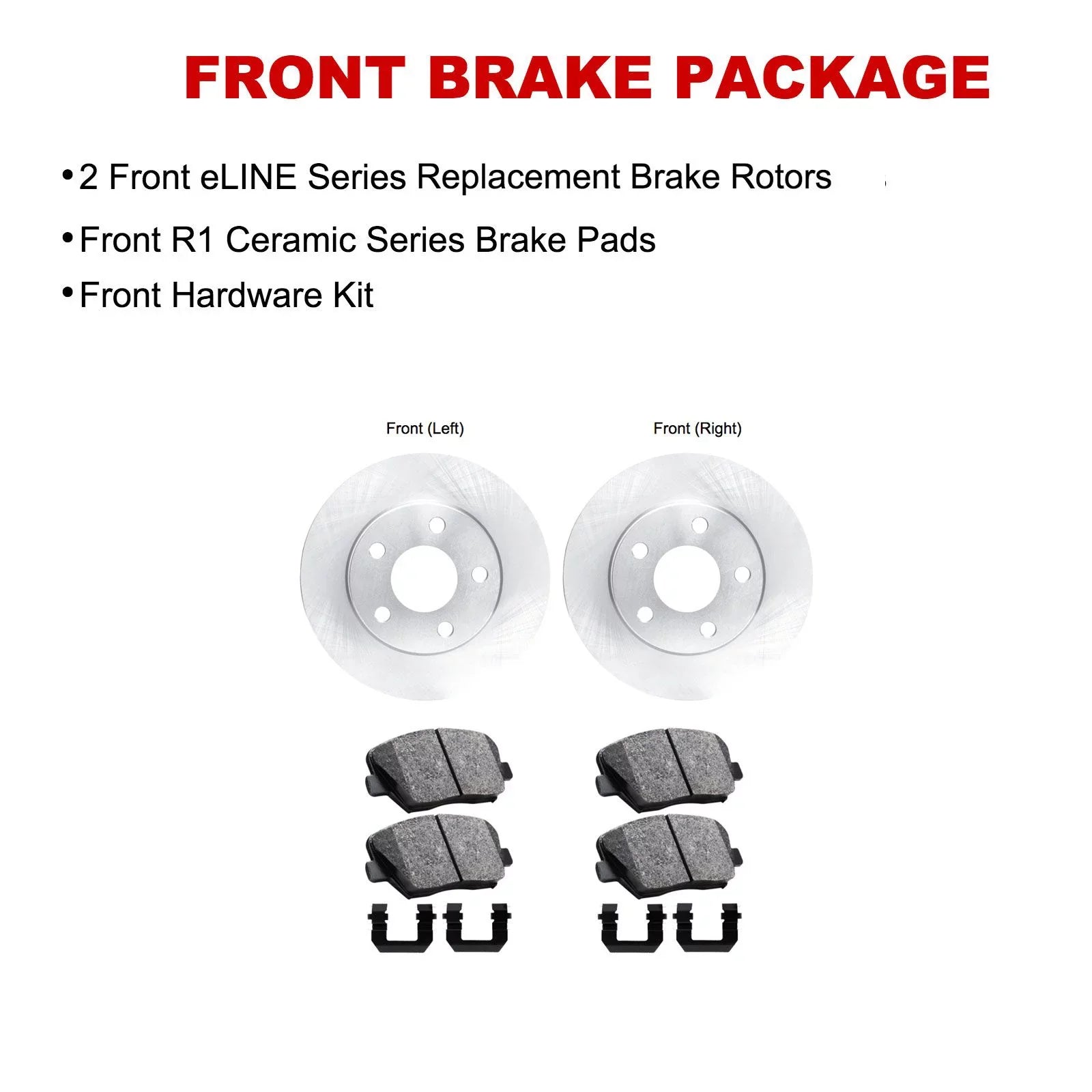 Brake With 2015-2017 R1 Rotor Ceramic Series CHEROKEE, Concepts Concepts 42049 Line JEEP Wfwh1 select: R1 E 200 2014-2022 CHRYSLER Fits