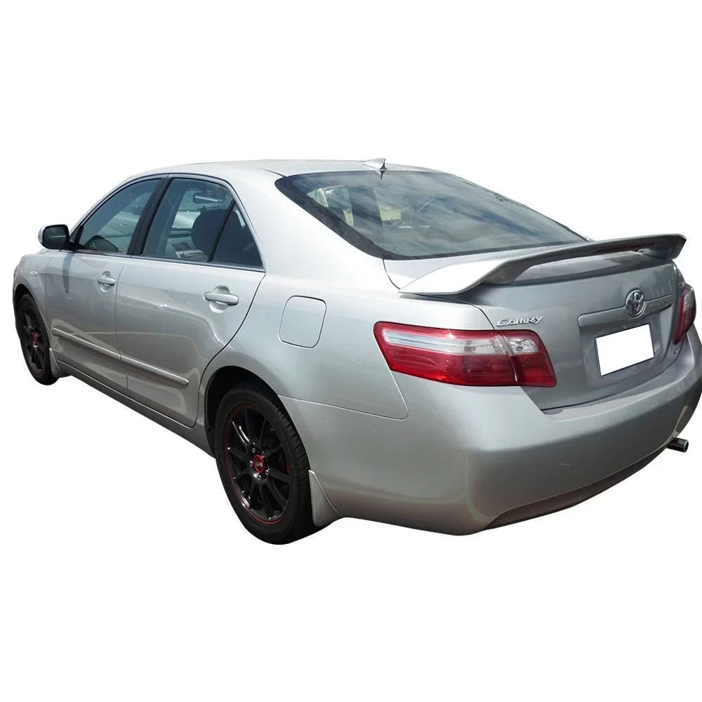 Matte Black Spoiler 2009 Trunk JDM Toyota Compatible 07-11 Camry 2007 2011 ABS Motorsports with design 2008 2010 Plastics Ikon Wing Rear