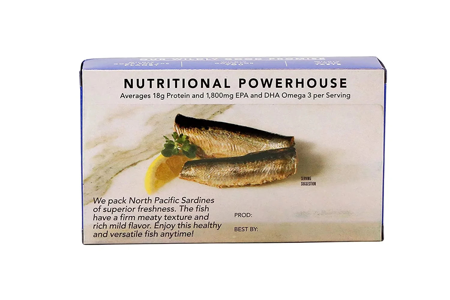 Wild - In - 4.375 Planet 12 liquid Of Sardines Case Oz.