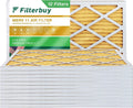 Filters Furnace Air AC Filterbuy Pleated 10x20x1 11 MERV HVAC (12-Pack)