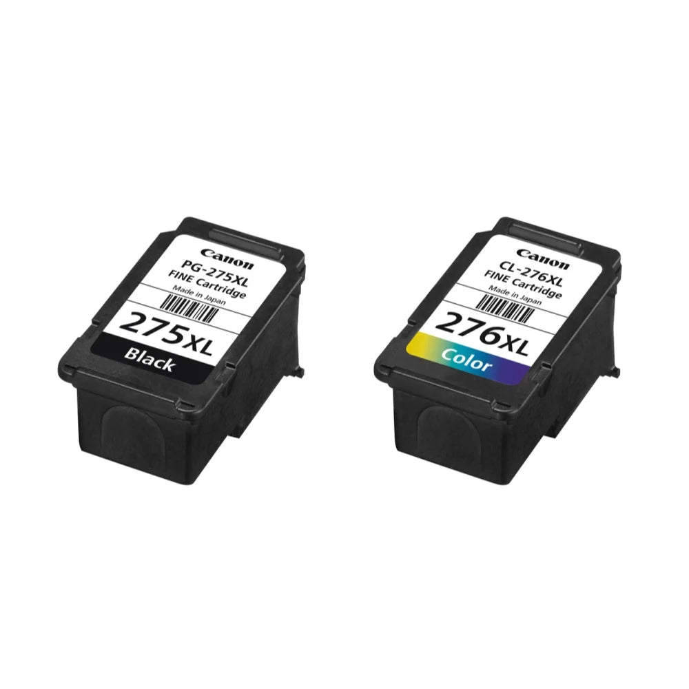 Black Ink PG-275XL and Color and CL-276XL Cartridge Magenta (Black, Canon Cyan, Yellow)