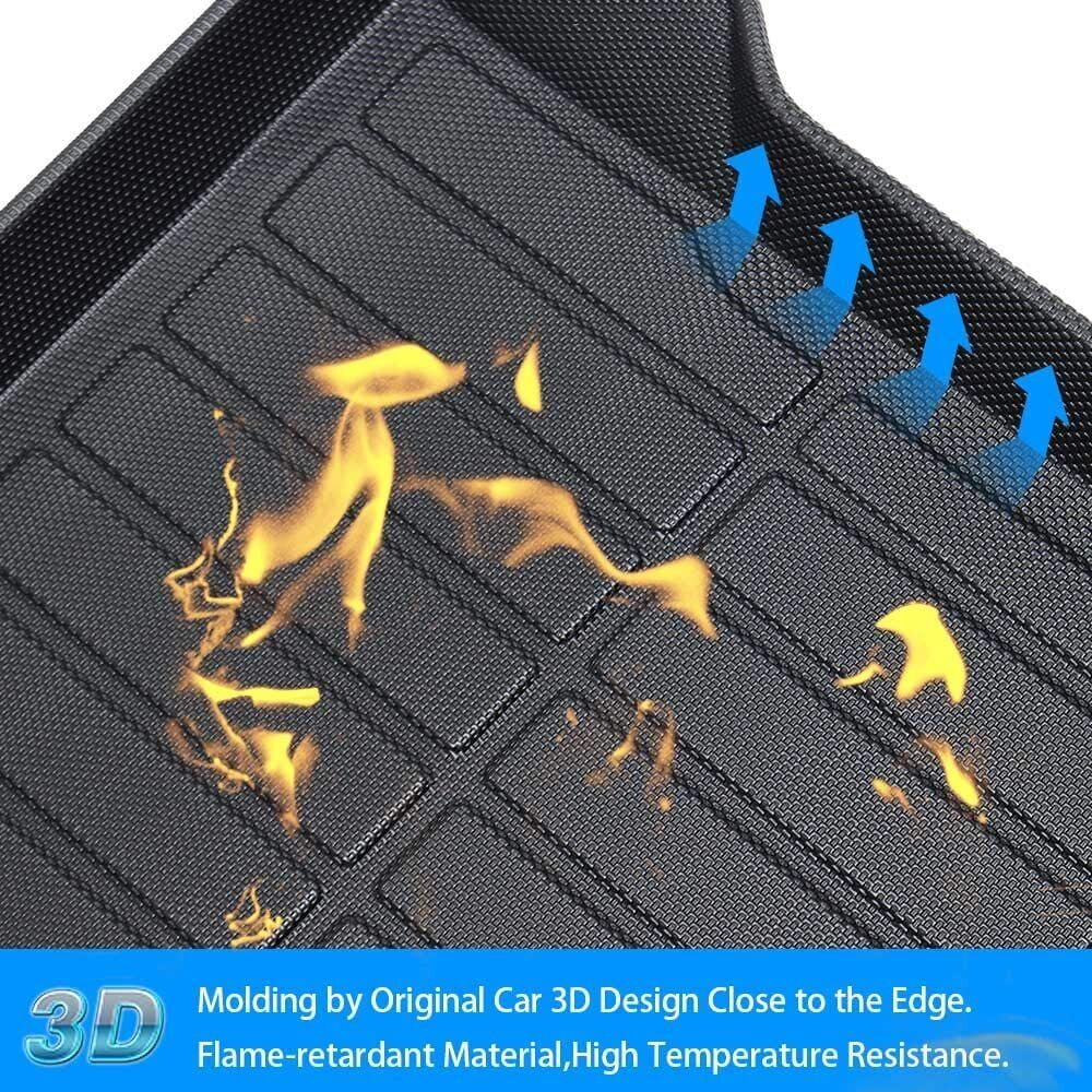 Custom Liner Mats Trunk Mat for Toyota Highlander Cargo Waterproof 2020-2023