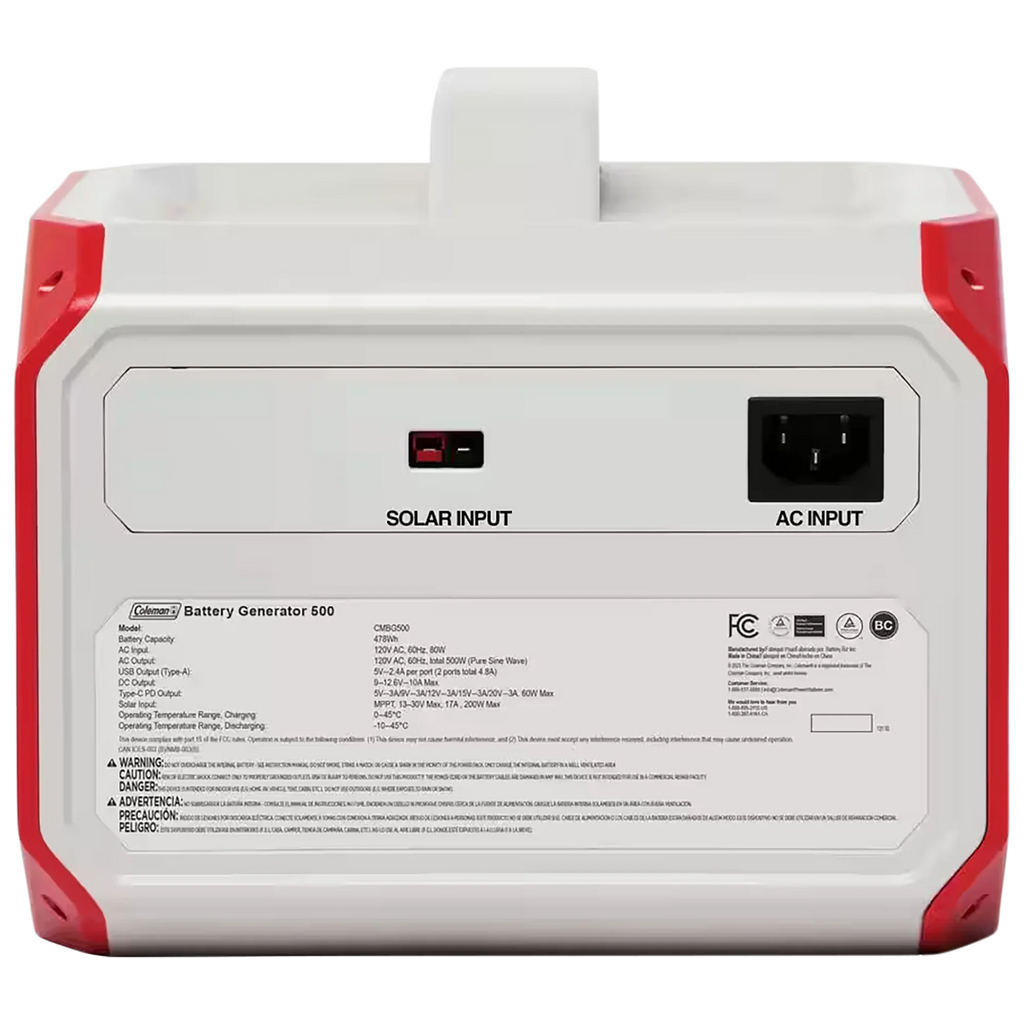 500W/498Wh Go Coleman Generator Voyager