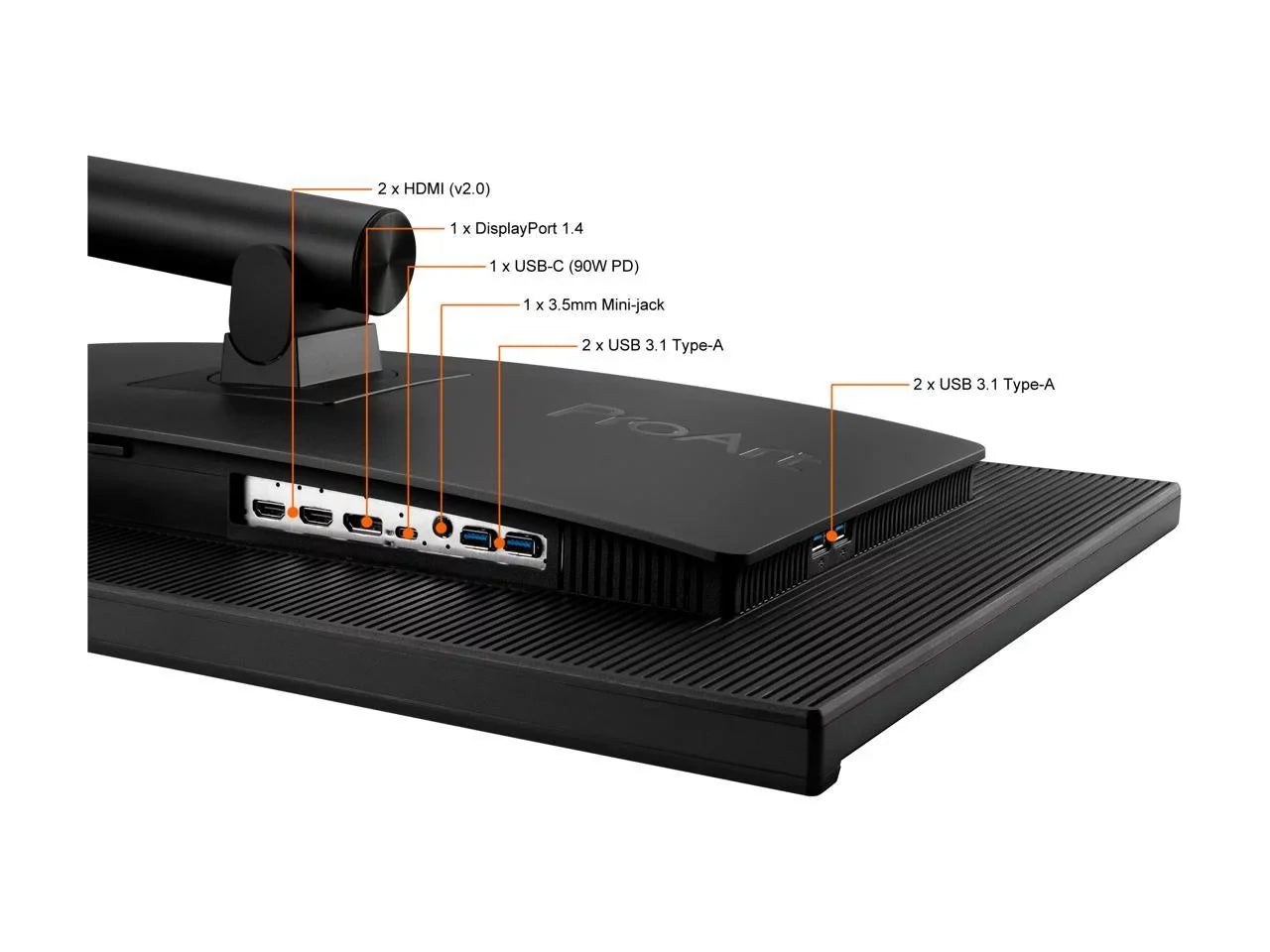 165Hz, Calman < USB-C Hub, Delivery, Monitor ProArt (2560 2, IPS, 100% Delta DisplayPort, 1440), QHD USB ASUS DCI-P3, (PA328CGV) 1440P E HDMI, 3.1 Verified, Display sRGB/Rec.709, C-c 32" Power - 95% x